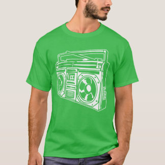 Ghetto Blaster 80 s 90 s Hip Hip Rap Classic retro T-Shirt
