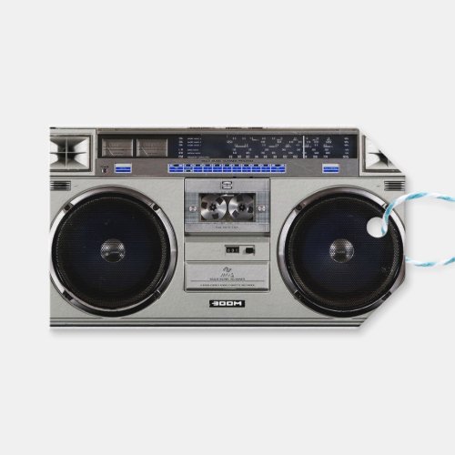 Ghetto Blaster Boombox Gift Tags