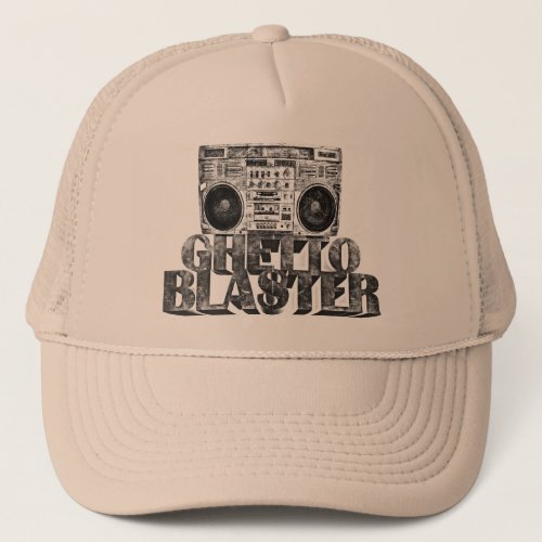 GHETTO BLASTER TRUCKER HAT