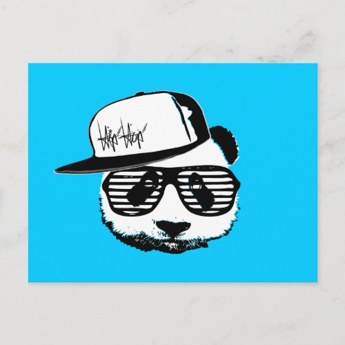 Ghetto panda postcard