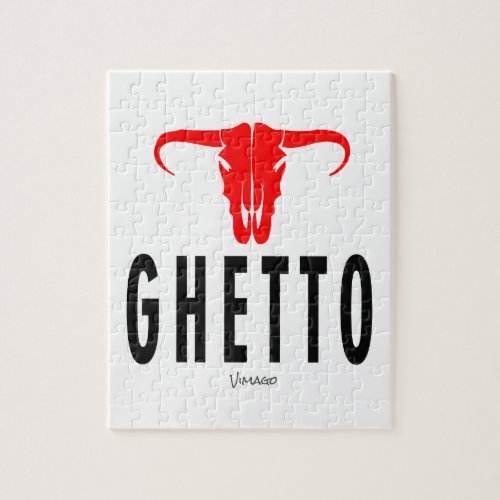 Ghetto  Red Bull by Vimago Jigsaw Puzzle