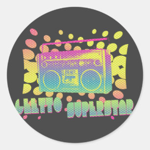 Ghetto Superstar Classic Round Sticker