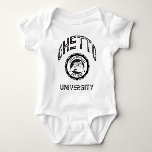 Ghetto University Baby Bodysuit