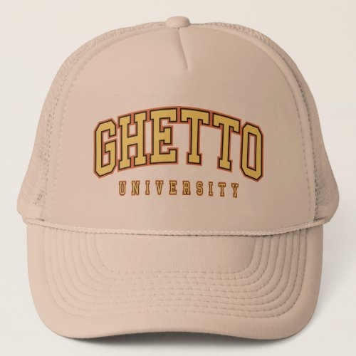 Ghetto University Tan Hat