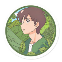 Ghibli Sticker: A Loving Nature Day