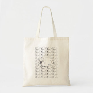 Ghibli styled "Annoyed Cat" Tote Bag