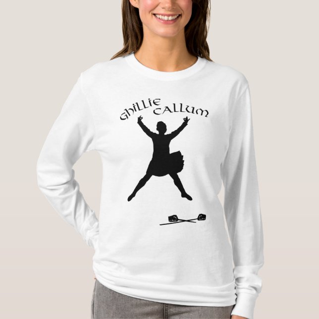 Ghillie Callum - Scottish Sword Dancer T-Shirt (Front)