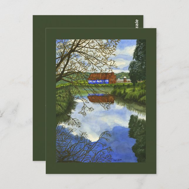 Ghirardelli Barn - Mini Collectible Prints Postcard (Front/Back)