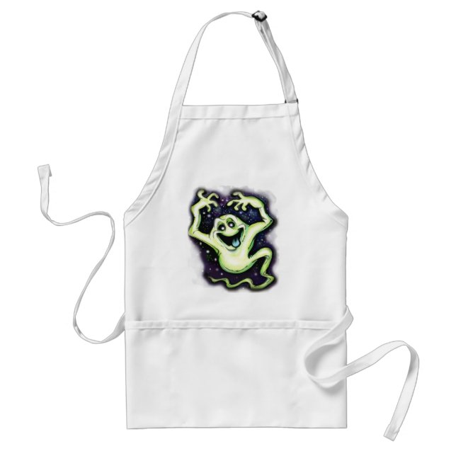 Ghost Adult Apron (Front)