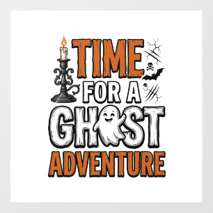 Ghost Adventure Halloween Vintage Typography Desig Floor Decals