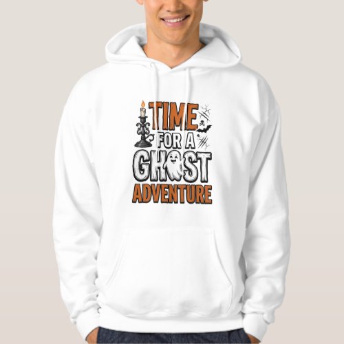 Ghost Adventure Halloween Vintage Typography Desig Hoodie
