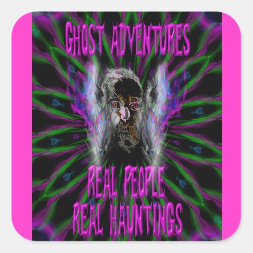 Ghost Adventures Square Sticker
