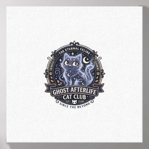Ghost Afterlife Cat Cat Dad Gift Idea - Ghost Afte Canvas Photo Tile