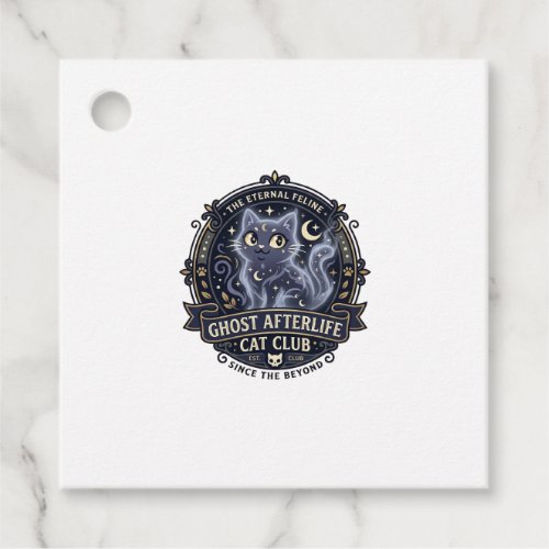 Ghost Afterlife Cat Cat Dad Gift Idea - Ghost Afte Favor Tags