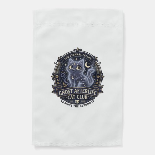 Ghost Afterlife Cat Cat Dad Gift Idea - Ghost Afte Garden Flag