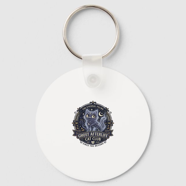 Ghost Afterlife Cat Cat Dad Gift Idea - Ghost Afte Keychain (Front)