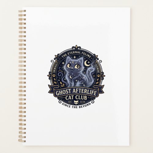 Ghost Afterlife Cat Cat Dad Gift Idea - Ghost Afte Planner