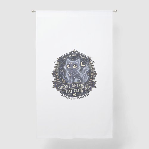 Ghost Afterlife Cat Cat Dad Gift Idea - Ghost Afte Sheer Curtains