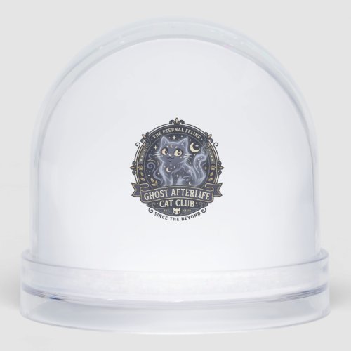 Ghost Afterlife Cat Cat Dad Gift Idea - Ghost Afte Snow Globe
