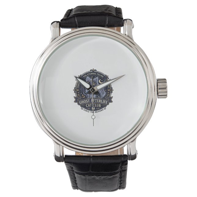 Ghost Afterlife Cat Cat Dad Gift Idea - Ghost Afte Watch (Front)