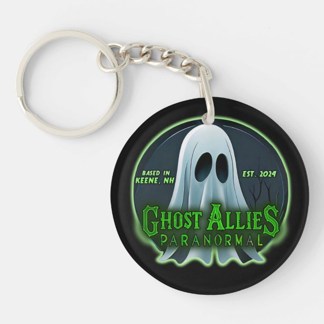 Ghost Allies Paranormal Keychain (Front)