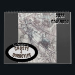 Ghost and Gargoyle Calendar<br><div class="desc">2023 calendar of Sue Bielenberg's art from her ongoing saga of the supernatural on the Great Plains. Original illustrations from her stories spanning several years.</div>