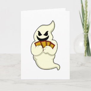 Ghost at Poker with Poker cards