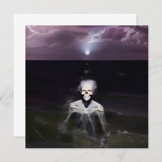 Ghost at Sea - Oil Painting (Front/Back)