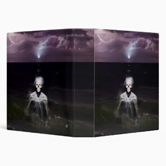 Ghost at Sea - Oil Painting 3 Ring Binder