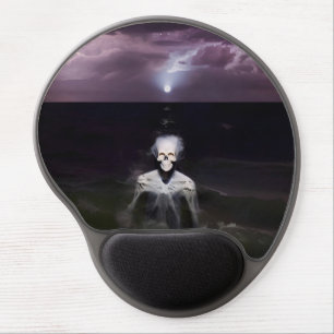 Ghost at Sea - Oil Painting Gel Mouse Pad