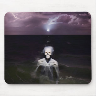 Ghost at Sea - Oil Painting Mouse Pad