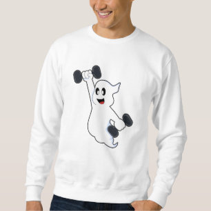 Ghost at Strength training with Dumbbells Sweatshirt
