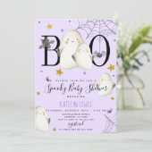 Ghost Baby Shower Invitation (Standing Front)