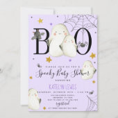 Ghost Baby Shower Invitation (Front)