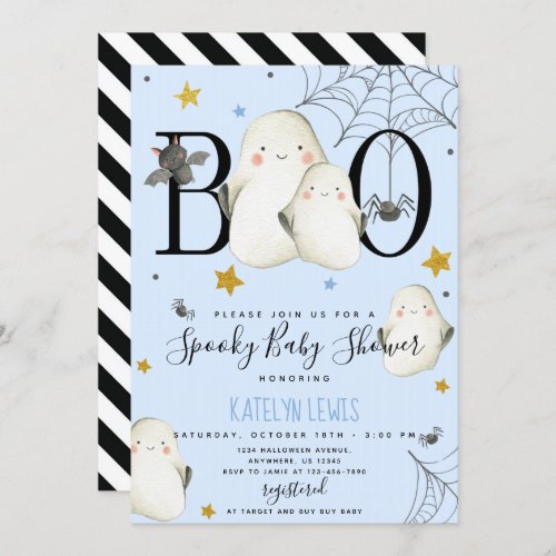 Ghost Baby Shower Invitation