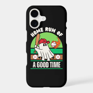 Ghost Baseball Player Halloween iPhone 17 Case