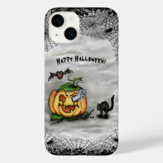 Ghost, Bat and Cat, Happy Halloween! Case-Mate iPhone 14 Case