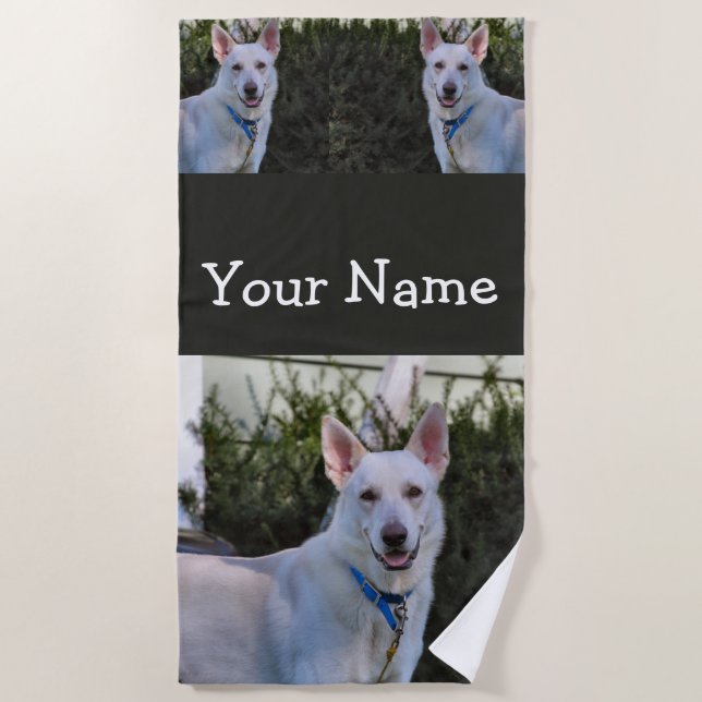 Ghost  beach towel (Front)