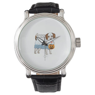 Ghost Beagle Halloween Dog Watch