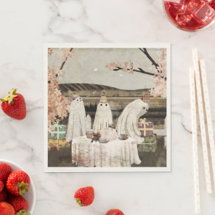 Ghost Birthday Party Napkins