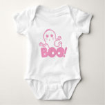 Ghost - Boo! (pink) Baby Bodysuit at Zazzle