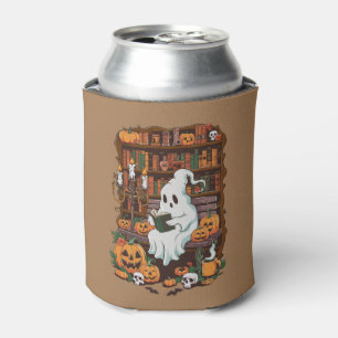 Ghost Book Reader Reading Lover Gift Reader Can Cooler