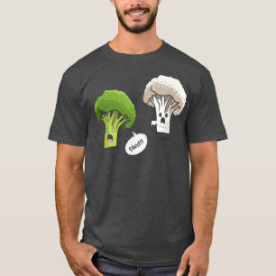 Ghost Brocolli Cauliflower Vegetable Vegetarian  T-Shirt