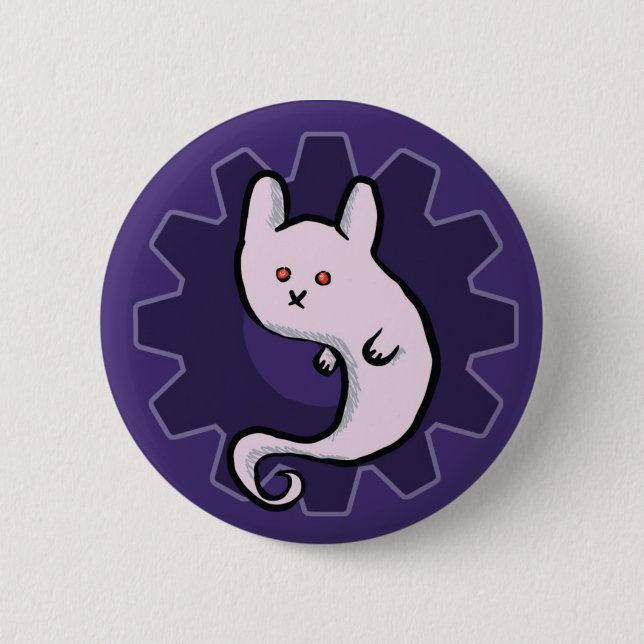 Ghost Bunni Button (Front)