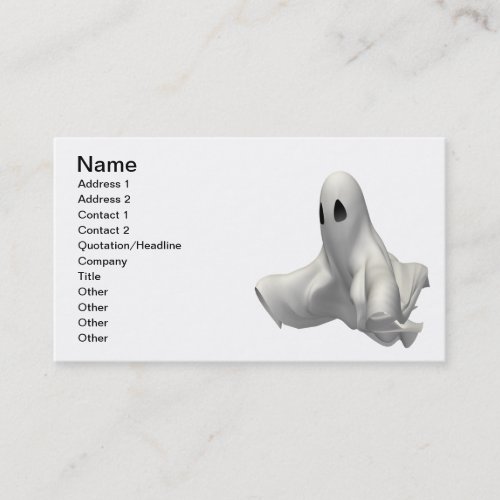 Ghost Business Card Templates