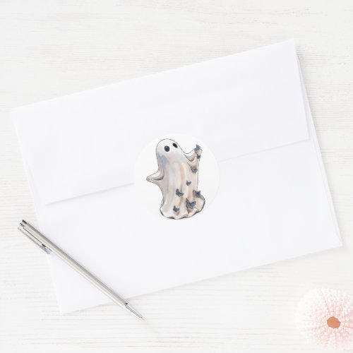 Ghost butterfly stickers Halloween