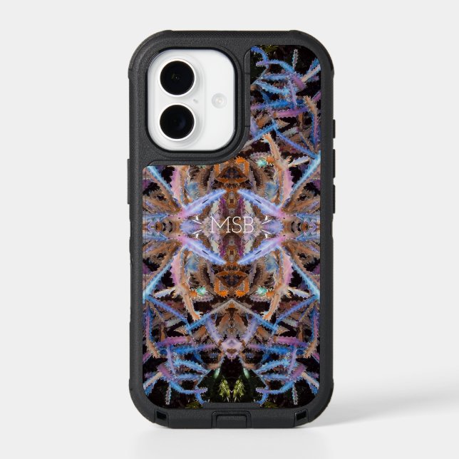 Ghost Cactus Pattern Otterbox iPhone Case (Back)