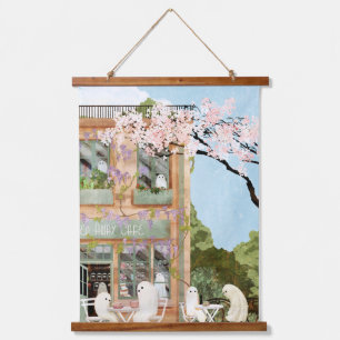 Ghost Cafe Hanging Tapestry
