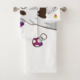 Ghost Candy Bath Towel Set