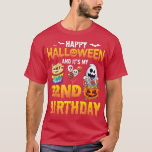 Ghost Candy Corns Cake Happy Halloween Its My 32nd T-Shirt